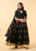 Koyna Black Skirt Dupatta Set