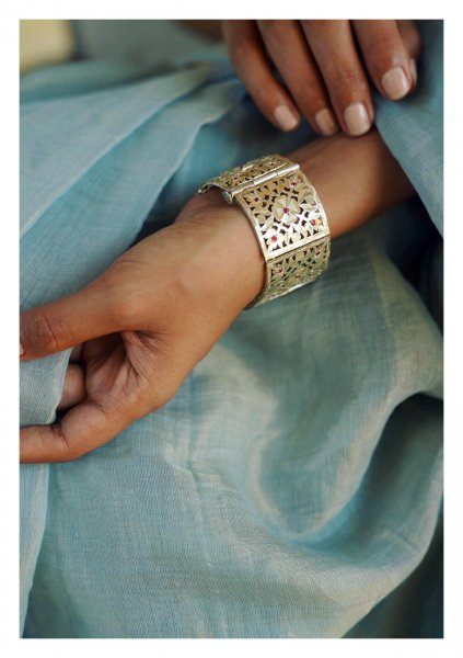 Gayatri Handmade Silver Bracelet