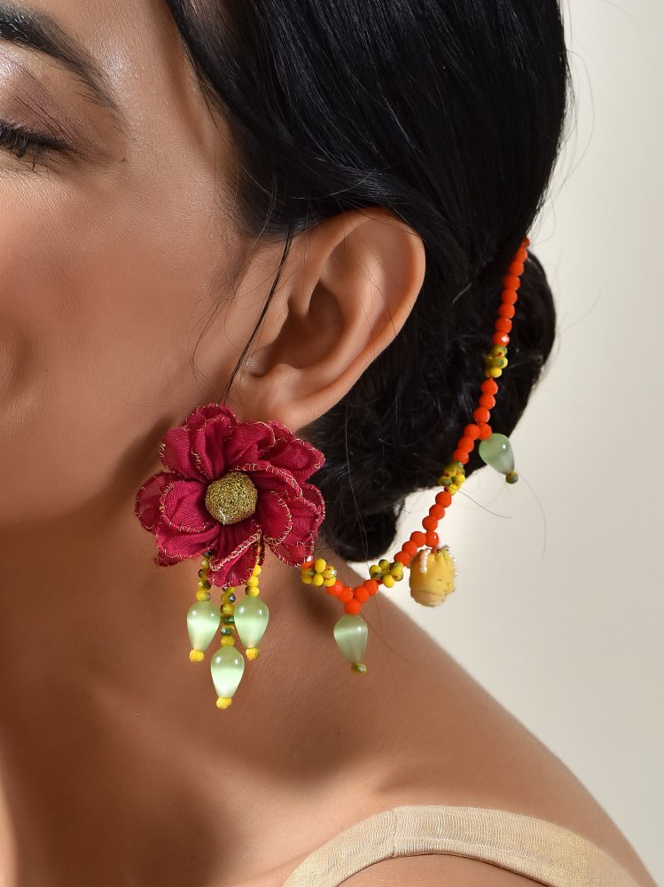 Shimeka Floral Earrings