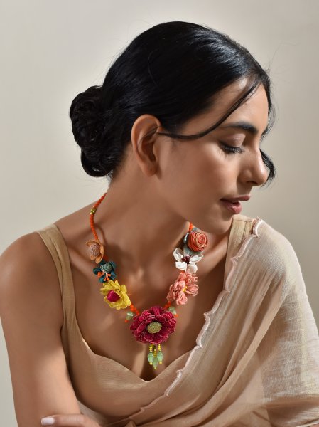 Shimeka Floral Jewellery Set