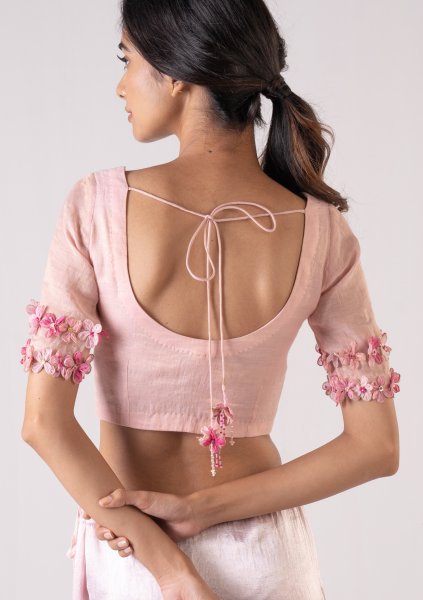 Asal Pink Tissue Blouse