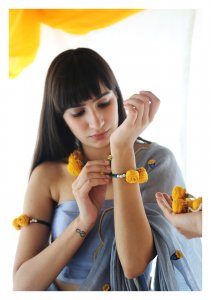 Osiris Yellow Rose Jewellery Set