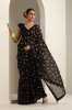 Jaunpur Black Cotton Saree