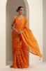 Gorakhpur Orange Cotton Saree