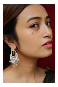 Rani Handmade Silver Necklace and Earrings Set