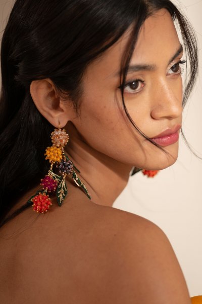 Sunari Multicolor Bead Earrings