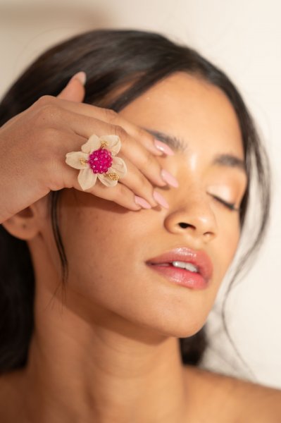 Aili Floral Ring