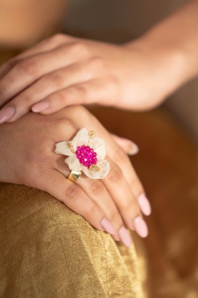 Aili Floral Ring