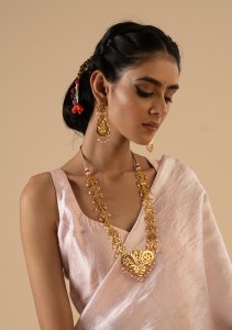 Mumtaz Gold Tone Necklace & Earrings Set