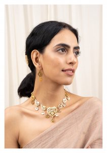 Neema Gold Tone Silver Necklace