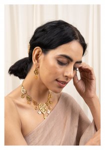 Neema Gold Tone Silver Necklace