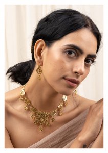 Neema Gold Tone Silver Necklace