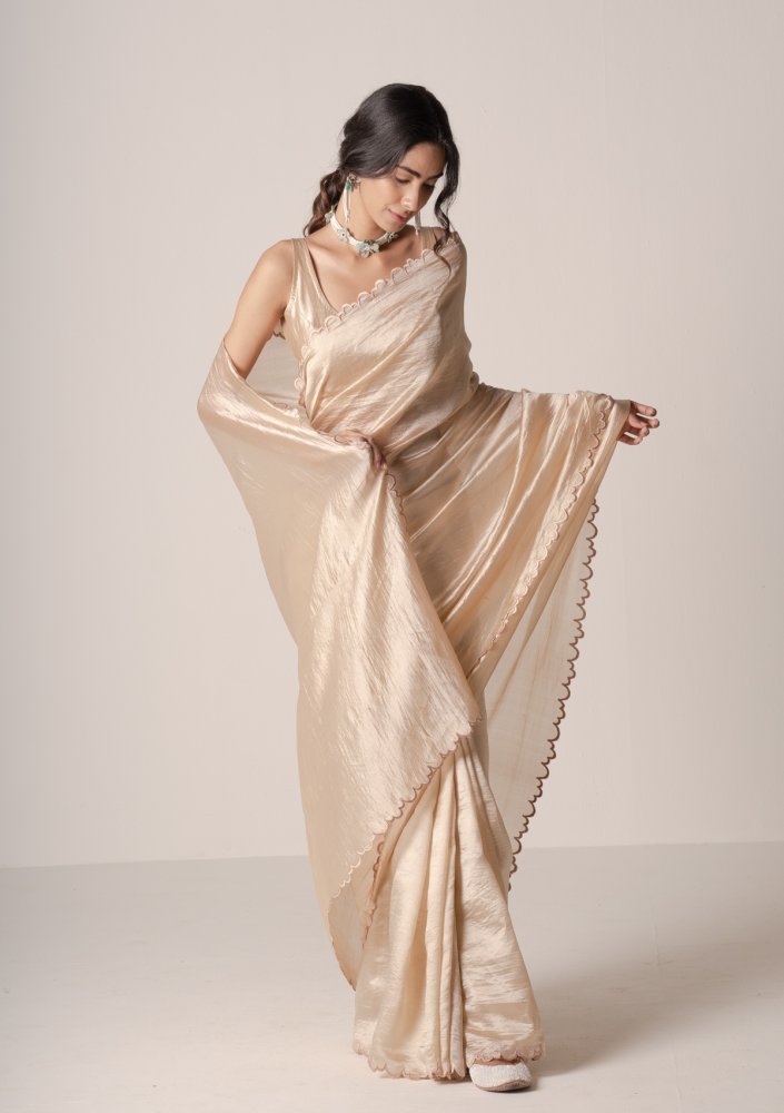 Gaura Blush Silk Saree