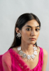 Mrinalini Handmade Silver Necklace &amp; Earrings Set