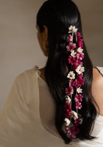 Sitar Pink Flower Hair Accessory