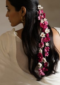 Sitar Pink Flower Hair Accessory