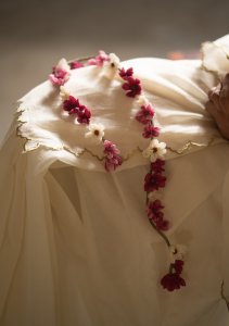 Sitar Pink Flower Hair Accessory